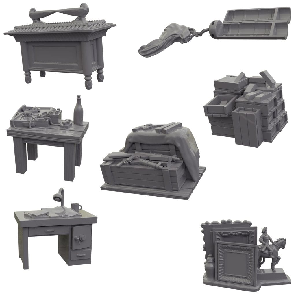 WWII Objectives STL Files