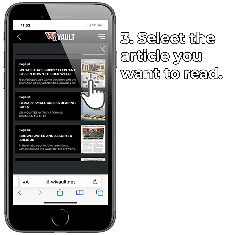 The Vault mobile article viewer 03