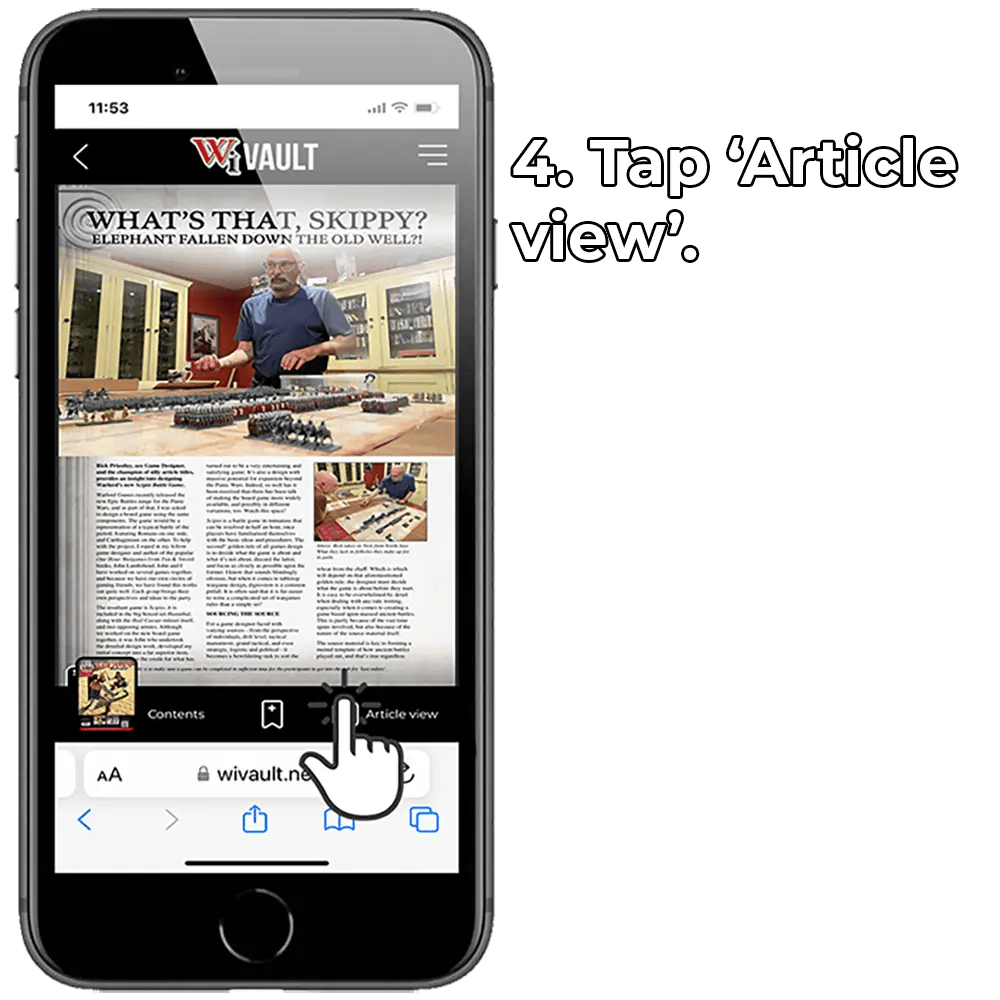 The Vault mobile article viewer 04