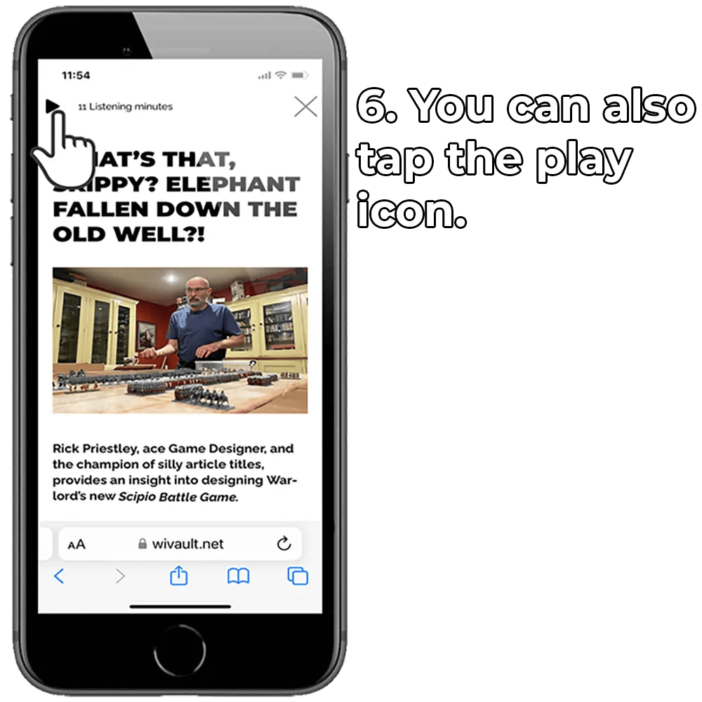 The Vault mobile article viewer 06
